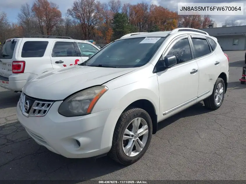 JN8AS5MT6FW670064 2015 Nissan Rogue Select S