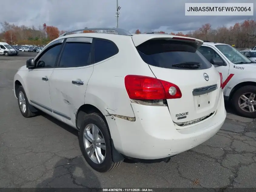 JN8AS5MT6FW670064 2015 Nissan Rogue Select S