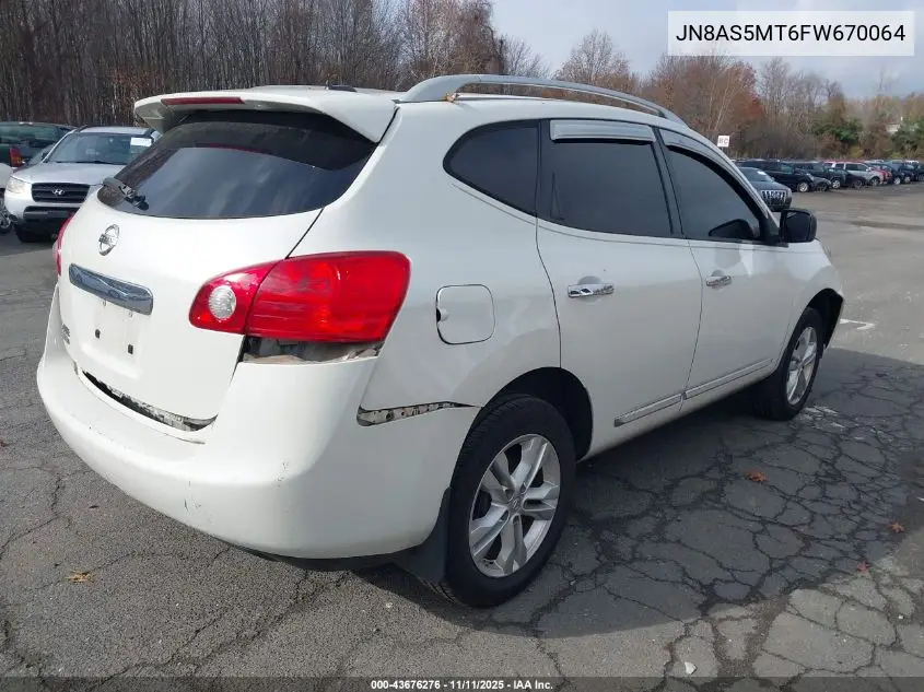 JN8AS5MT6FW670064 2015 Nissan Rogue Select S