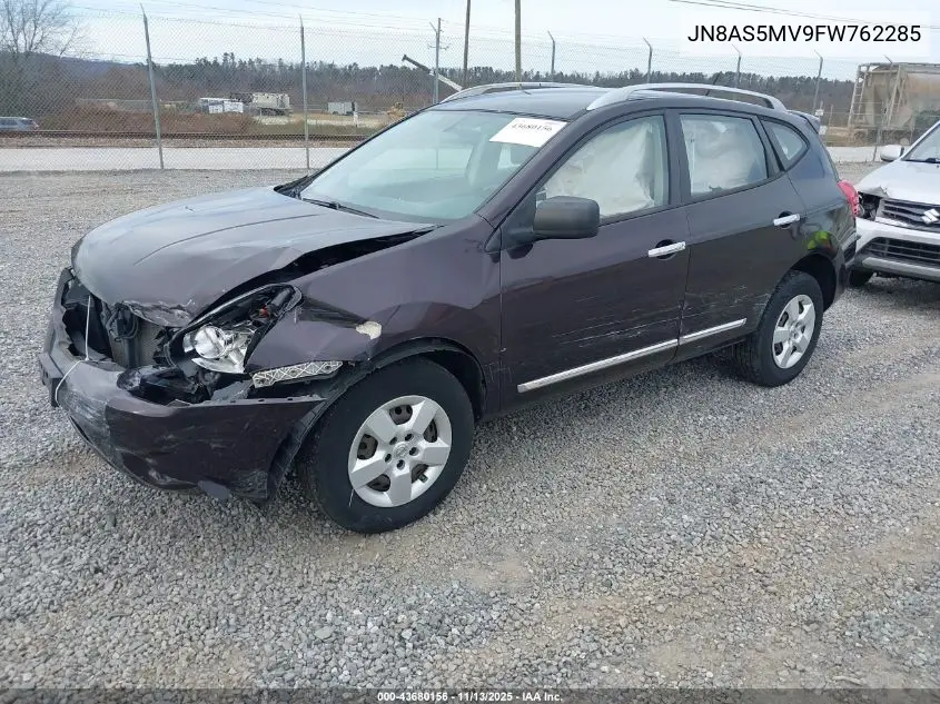 JN8AS5MV9FW762285 2015 Nissan Rogue Select S