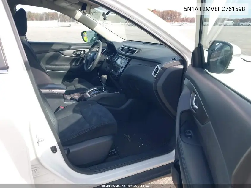 5N1AT2MV8FC761598 2015 Nissan Rogue Sv