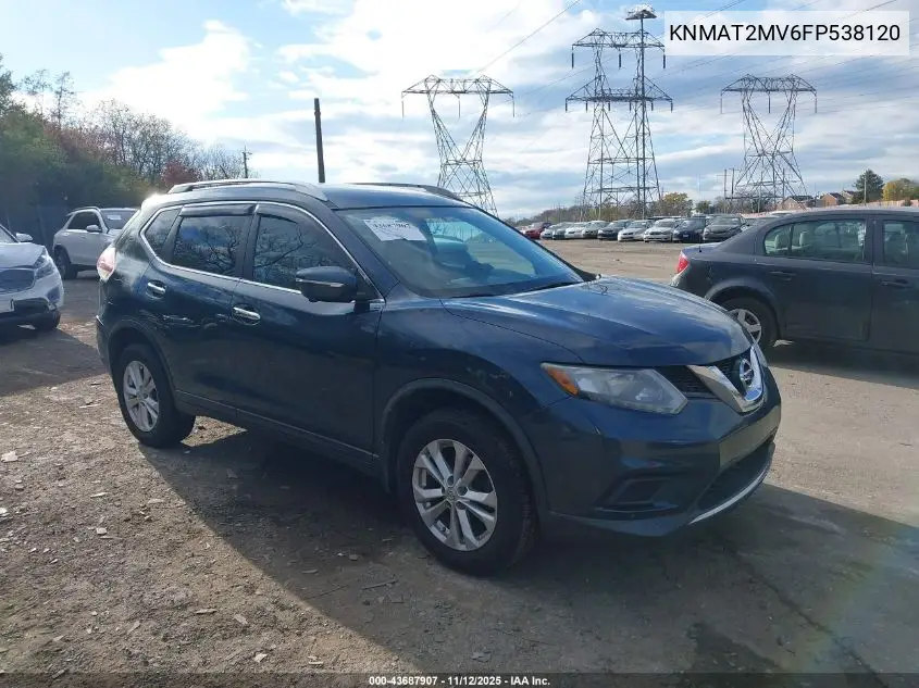 KNMAT2MV6FP538120 2015 Nissan Rogue Sv