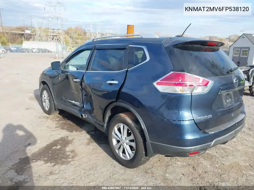 KNMAT2MV6FP538120 2015 Nissan Rogue Sv