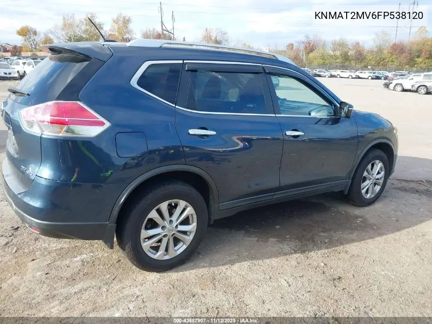 KNMAT2MV6FP538120 2015 Nissan Rogue Sv