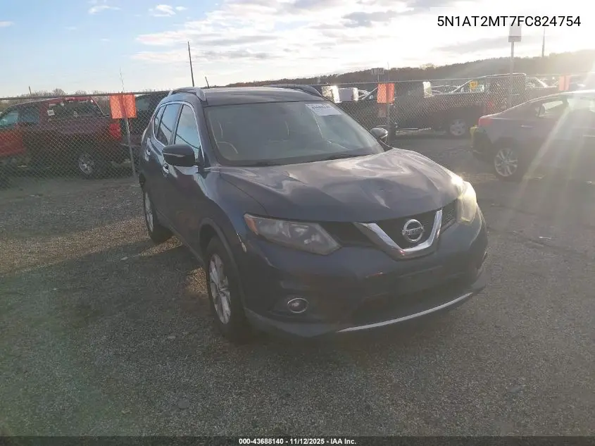 5N1AT2MT7FC824754 2015 Nissan Rogue Sv