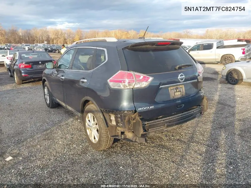 5N1AT2MT7FC824754 2015 Nissan Rogue Sv
