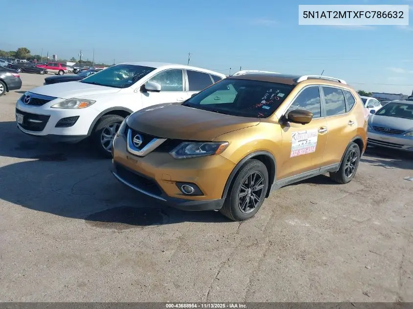 5N1AT2MTXFC786632 2015 Nissan Rogue Sl