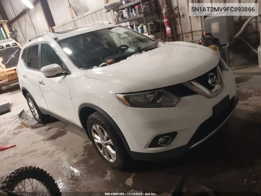 5N1AT2MV9FC893866 2015 Nissan Rogue Sv