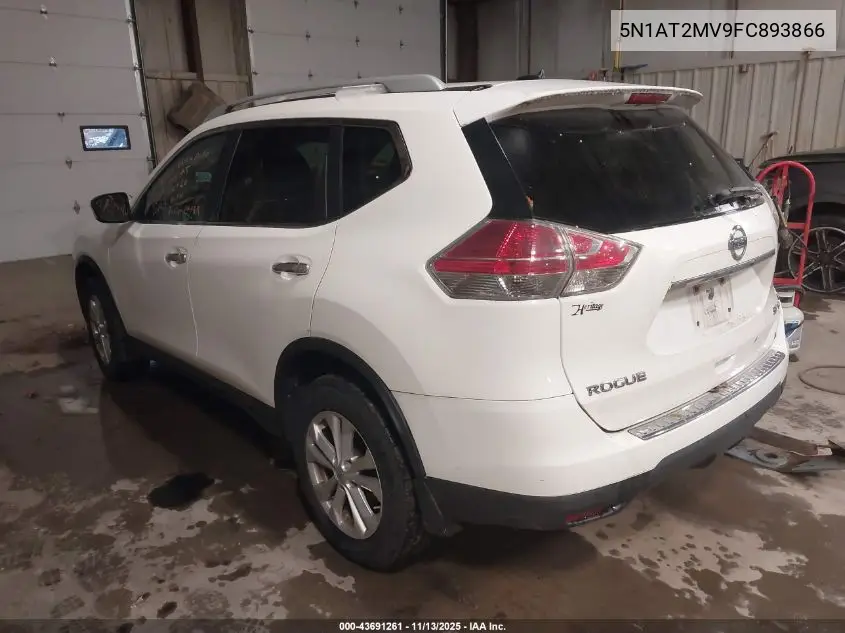 5N1AT2MV9FC893866 2015 Nissan Rogue Sv