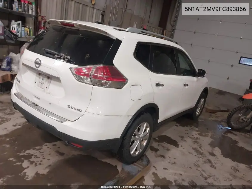 5N1AT2MV9FC893866 2015 Nissan Rogue Sv