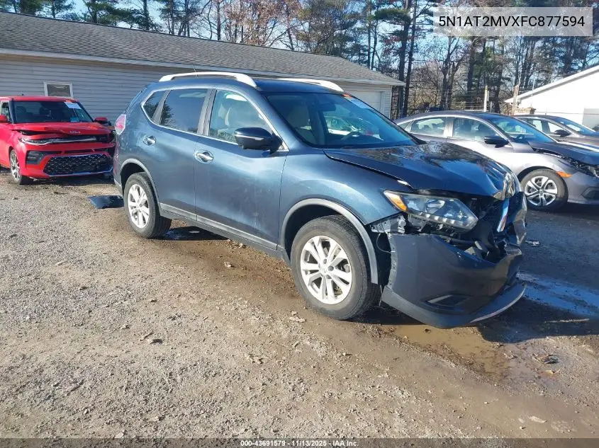 5N1AT2MVXFC877594 2015 Nissan Rogue Sv