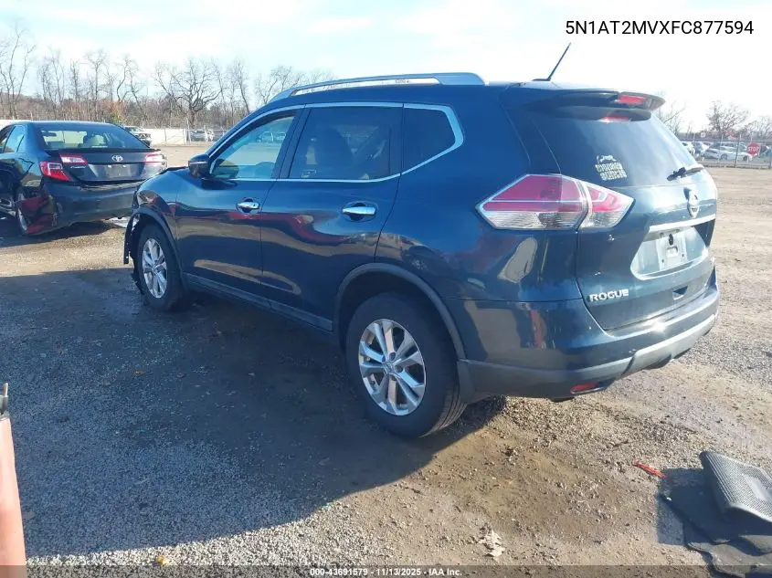 5N1AT2MVXFC877594 2015 Nissan Rogue Sv