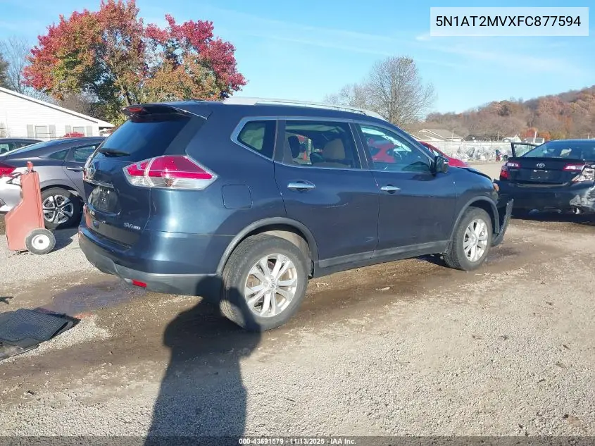 5N1AT2MVXFC877594 2015 Nissan Rogue Sv