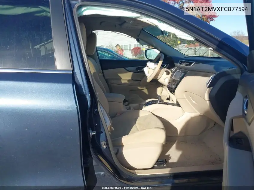 5N1AT2MVXFC877594 2015 Nissan Rogue Sv