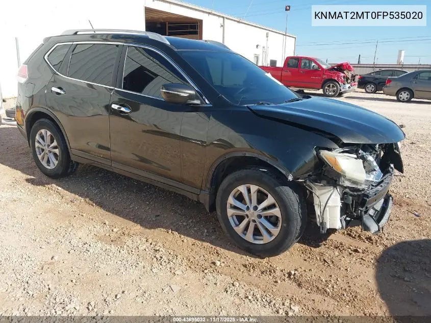 KNMAT2MT0FP535020 2015 Nissan Rogue Sv