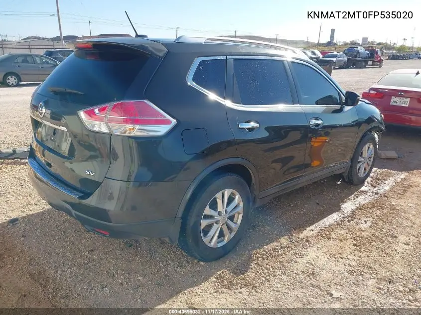 KNMAT2MT0FP535020 2015 Nissan Rogue Sv