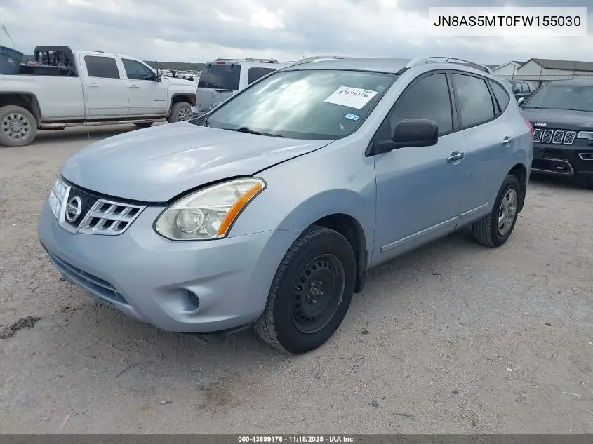 JN8AS5MT0FW155030 2015 Nissan Rogue Select S