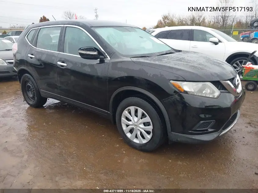 KNMAT2MV5FP517193 2015 Nissan Rogue S
