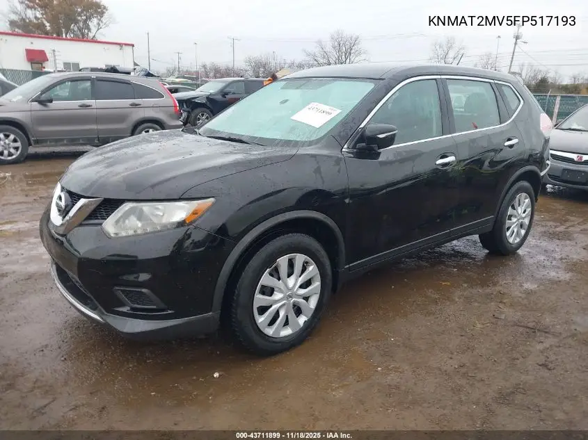KNMAT2MV5FP517193 2015 Nissan Rogue S