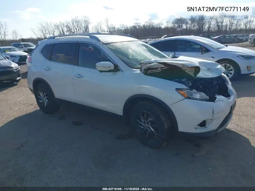 5N1AT2MV7FC771149 2015 Nissan Rogue Sl