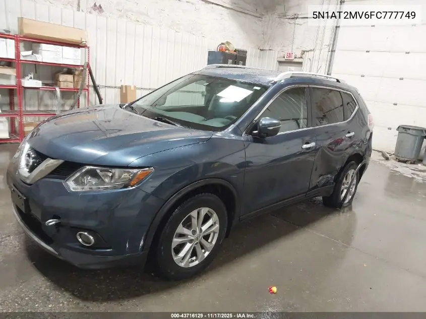 5N1AT2MV6FC777749 2015 Nissan Rogue Sv
