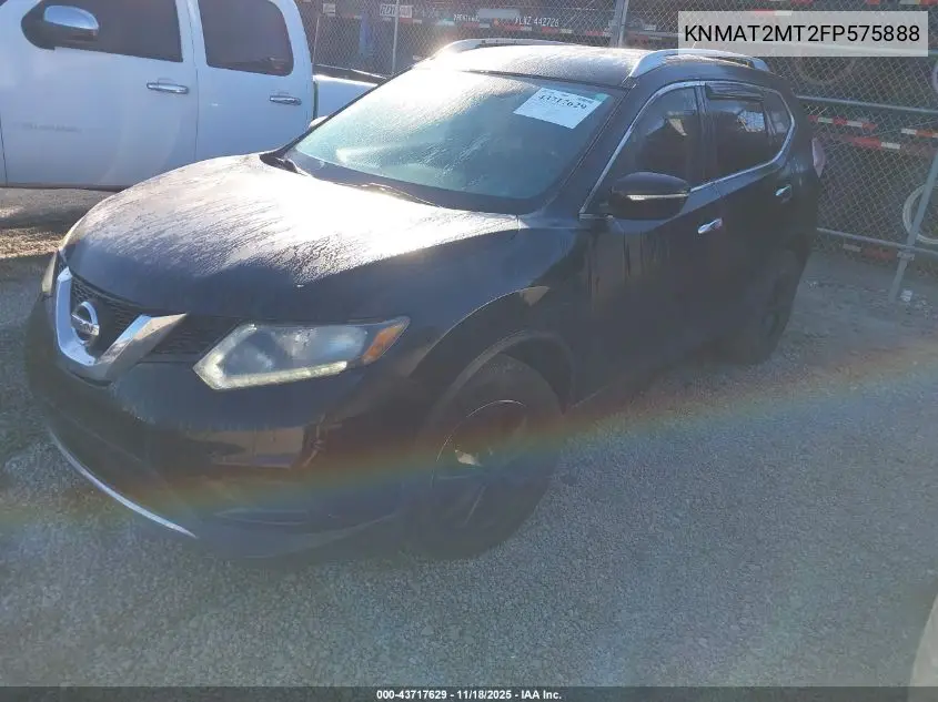 KNMAT2MT2FP575888 2015 Nissan Rogue Sv
