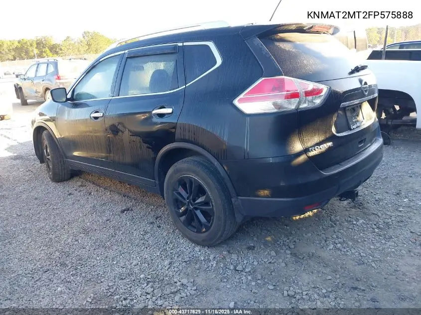 KNMAT2MT2FP575888 2015 Nissan Rogue Sv