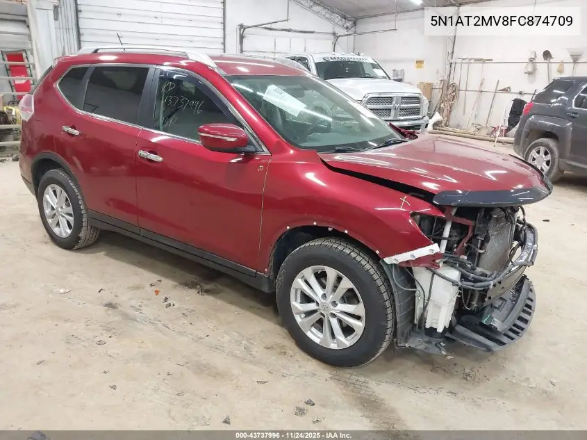 5N1AT2MV8FC874709 2015 Nissan Rogue Sv