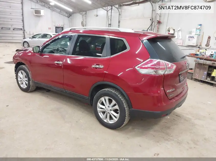 5N1AT2MV8FC874709 2015 Nissan Rogue Sv