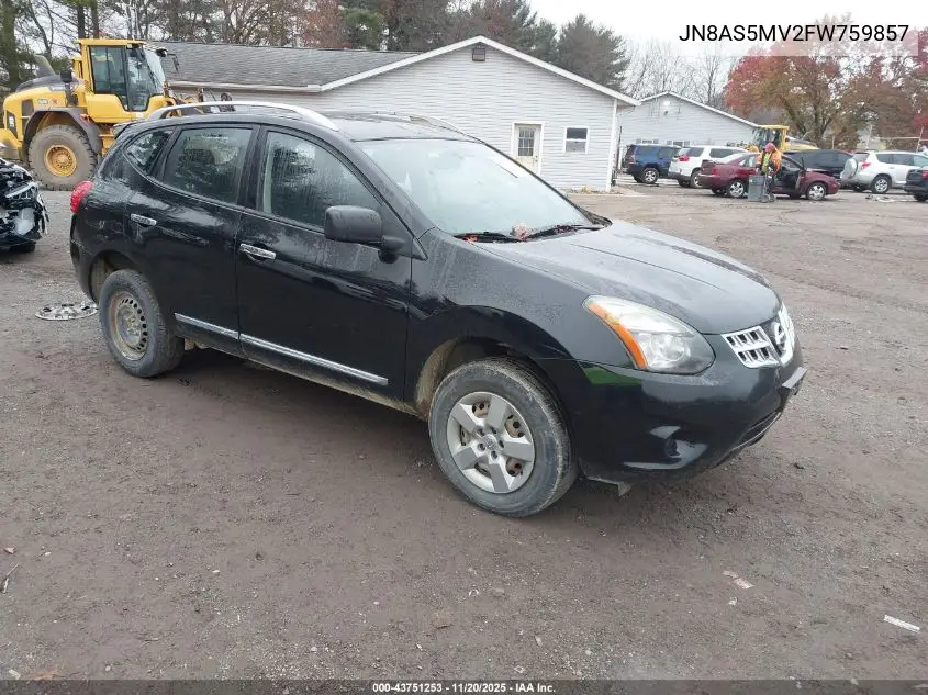 JN8AS5MV2FW759857 2015 Nissan Rogue Select S