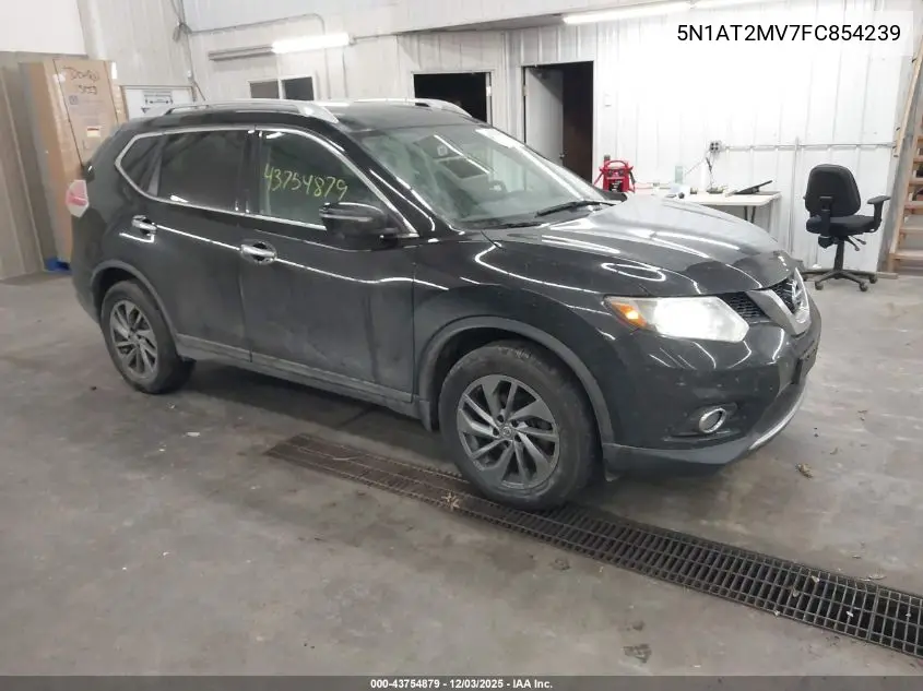 5N1AT2MV7FC854239 2015 Nissan Rogue Sl