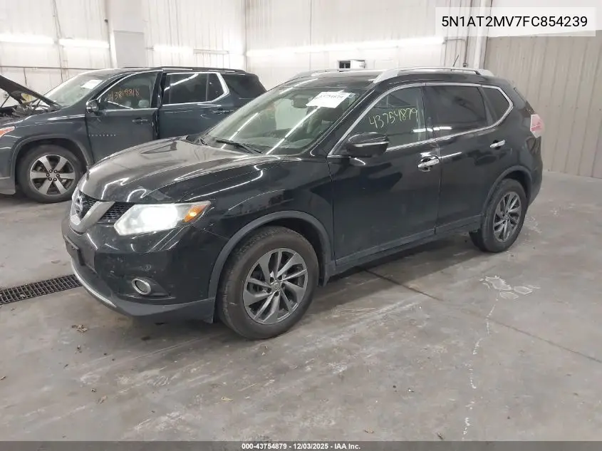 5N1AT2MV7FC854239 2015 Nissan Rogue Sl