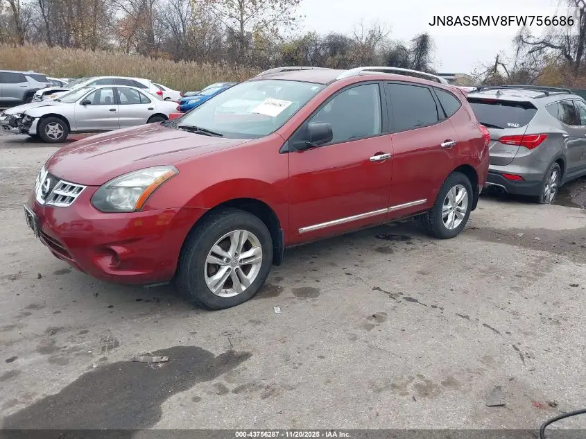 JN8AS5MV8FW756686 2015 Nissan Rogue Select S