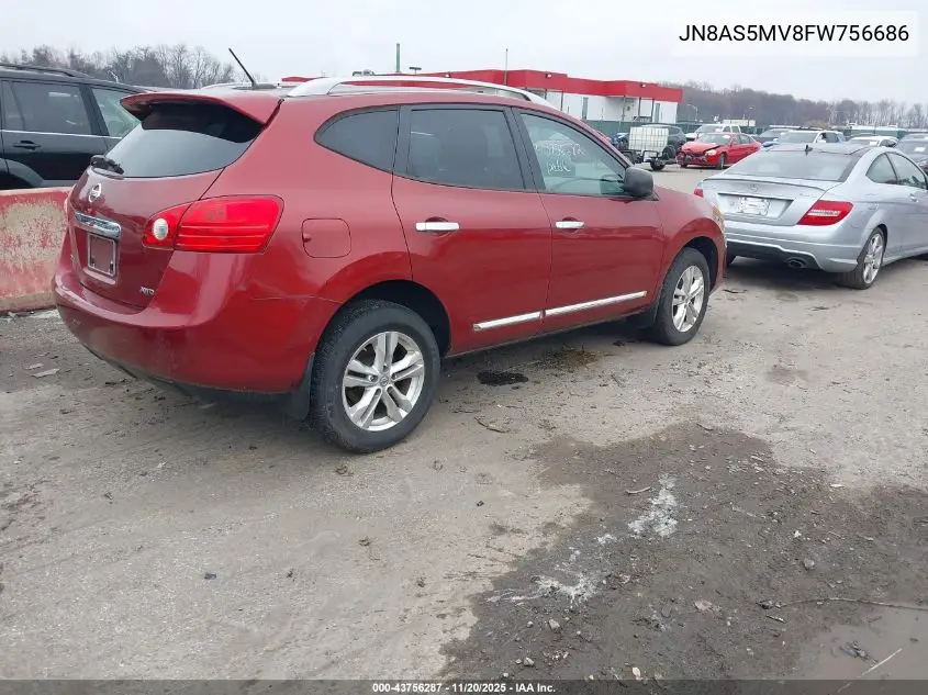 JN8AS5MV8FW756686 2015 Nissan Rogue Select S