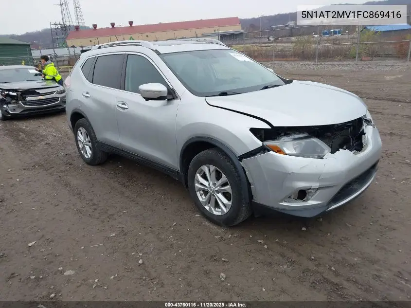 5N1AT2MV1FC869416 2015 Nissan Rogue Sv
