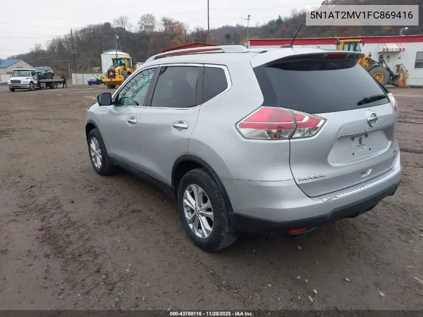 5N1AT2MV1FC869416 2015 Nissan Rogue Sv