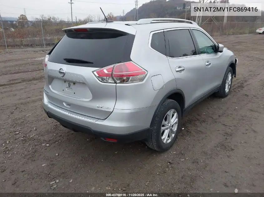 5N1AT2MV1FC869416 2015 Nissan Rogue Sv