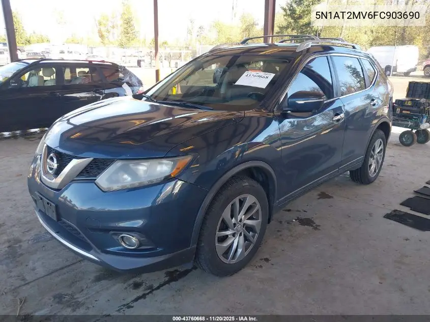 5N1AT2MV6FC903690 2015 Nissan Rogue Sl