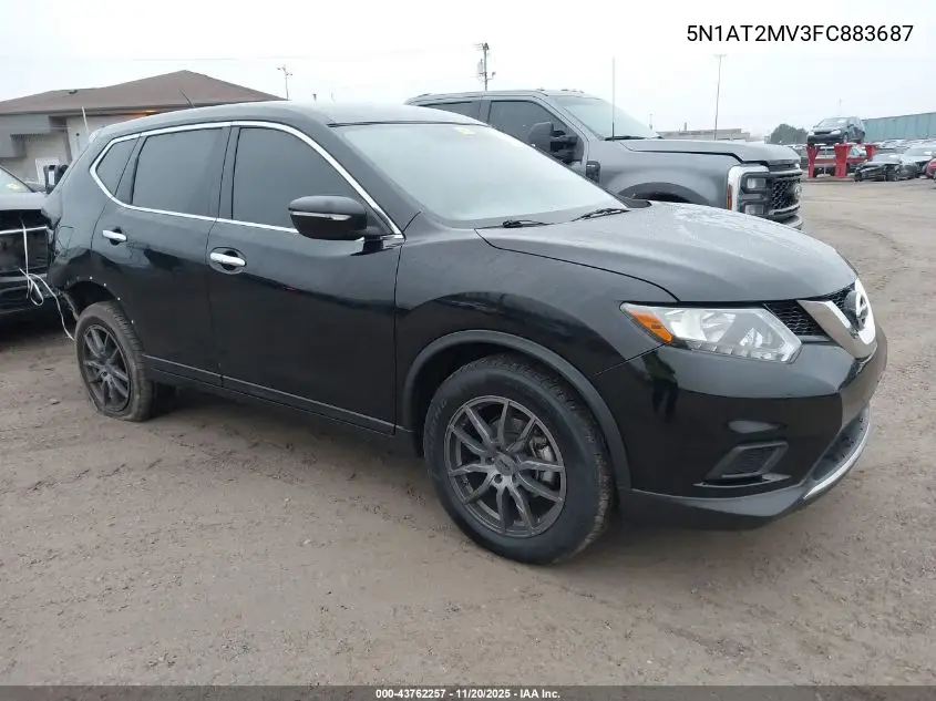 5N1AT2MV3FC883687 2015 Nissan Rogue S/Sl/Sv