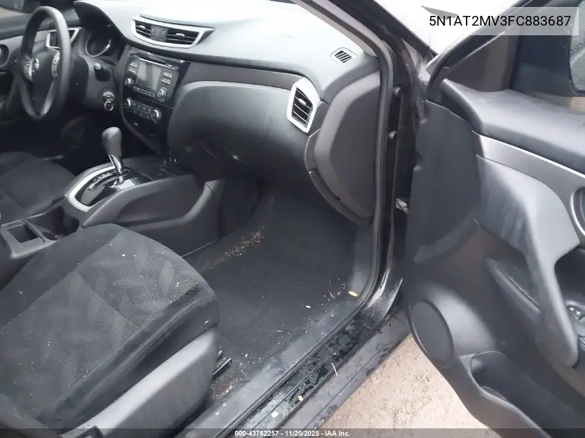 5N1AT2MV3FC883687 2015 Nissan Rogue S/Sl/Sv
