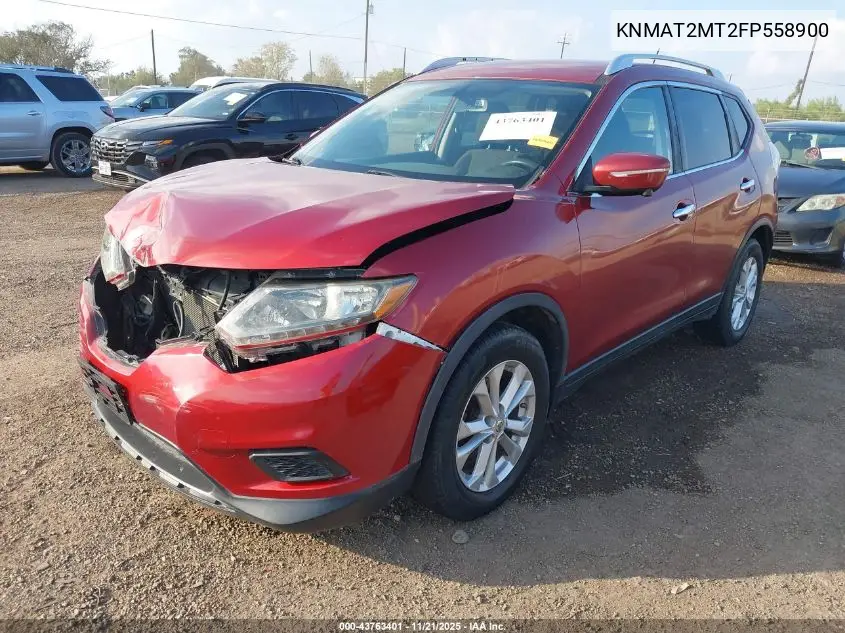 KNMAT2MT2FP558900 2015 Nissan Rogue Sv