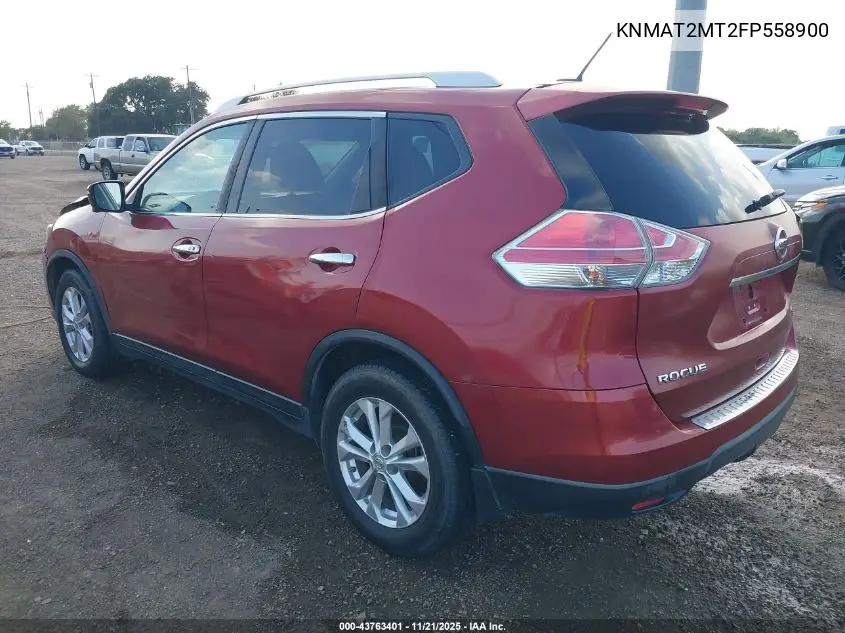 KNMAT2MT2FP558900 2015 Nissan Rogue Sv