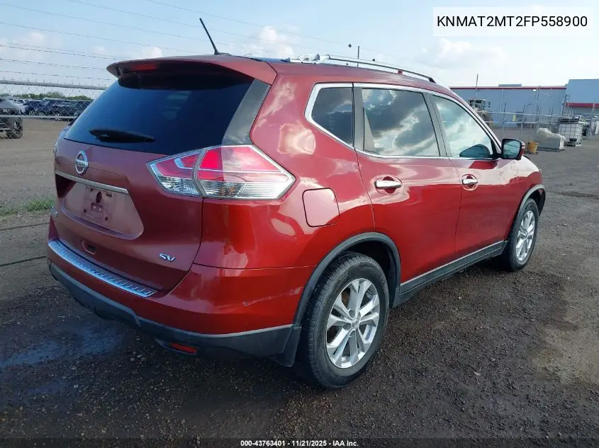KNMAT2MT2FP558900 2015 Nissan Rogue Sv