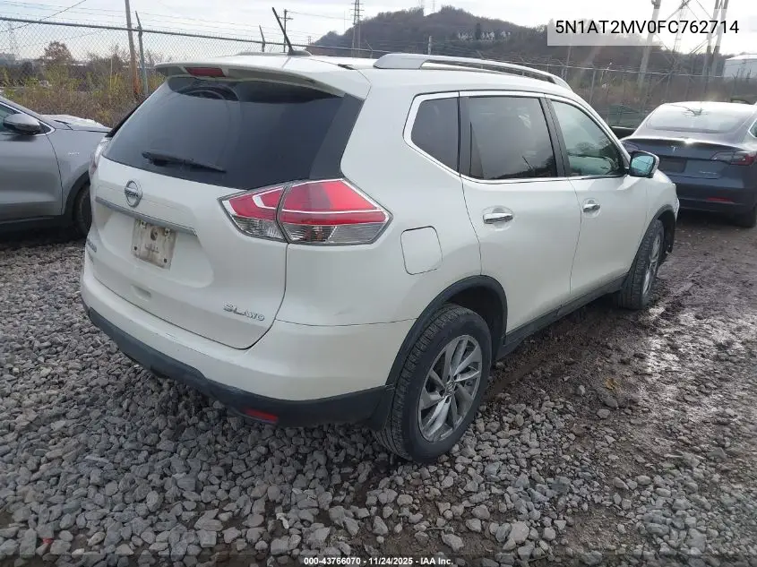 5N1AT2MV0FC762714 2015 Nissan Rogue Sl