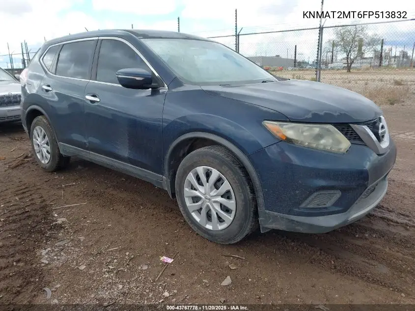 KNMAT2MT6FP513832 2015 Nissan Rogue S