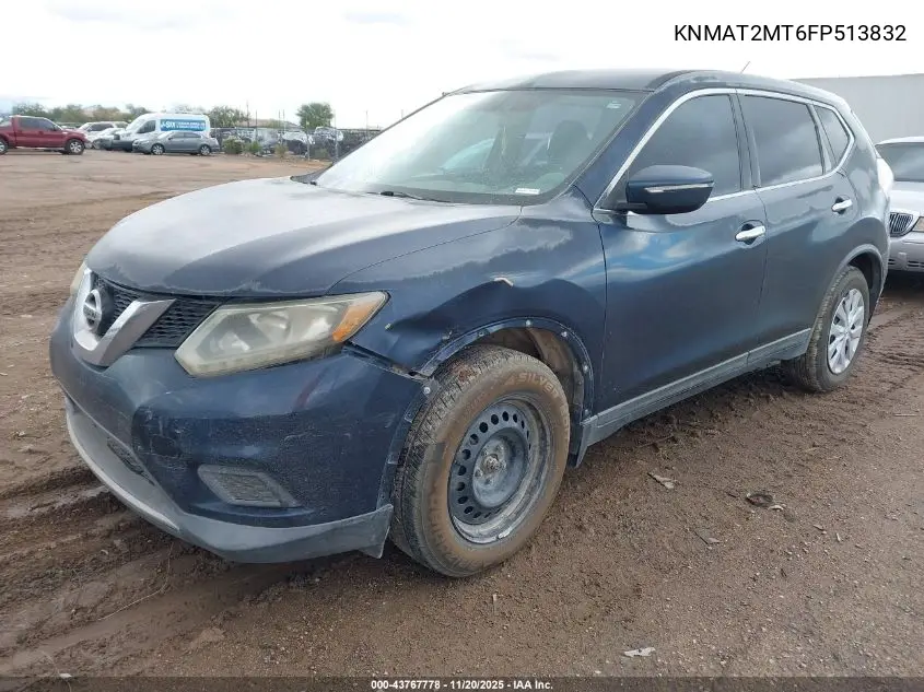 KNMAT2MT6FP513832 2015 Nissan Rogue S