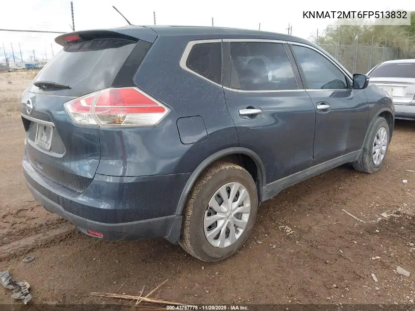 KNMAT2MT6FP513832 2015 Nissan Rogue S