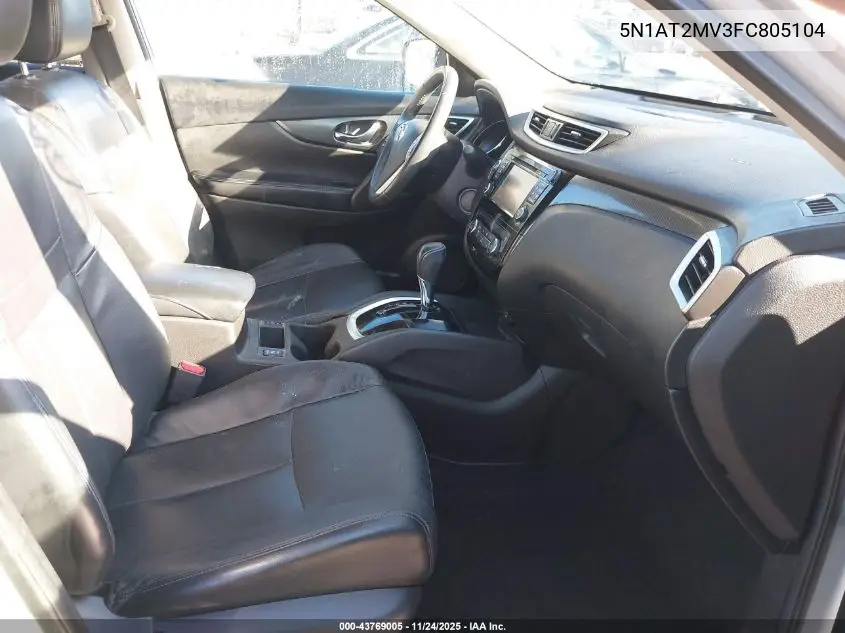 5N1AT2MV3FC805104 2015 Nissan Rogue Sl