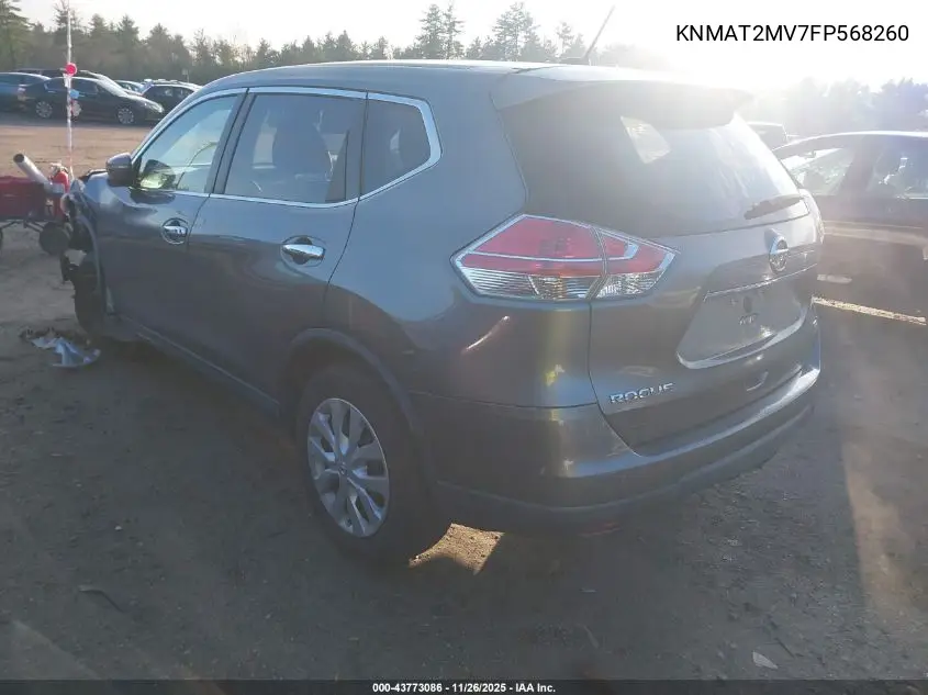 KNMAT2MV7FP568260 2015 Nissan Rogue S