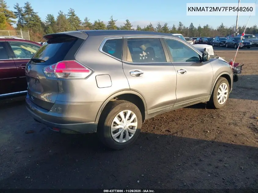 KNMAT2MV7FP568260 2015 Nissan Rogue S